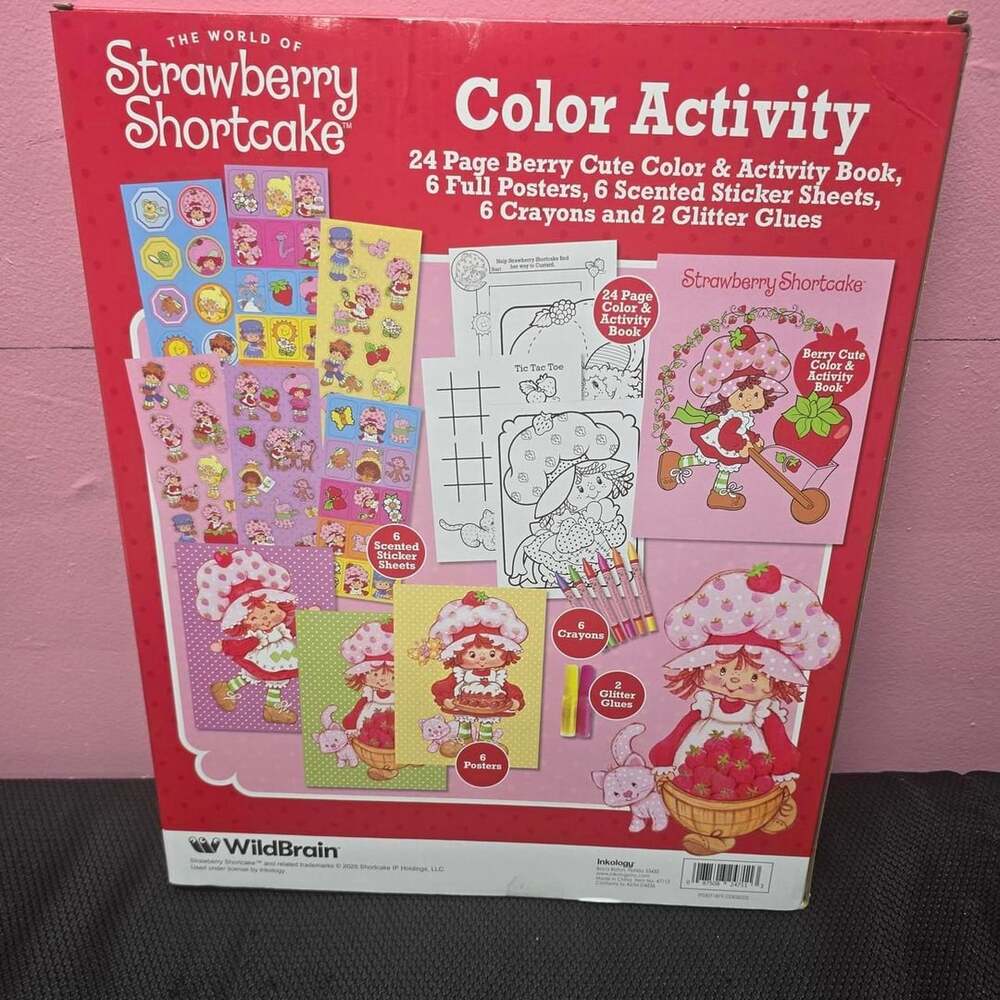 Strawberry Shortcake Color Activity Set - Picture 3 of 3